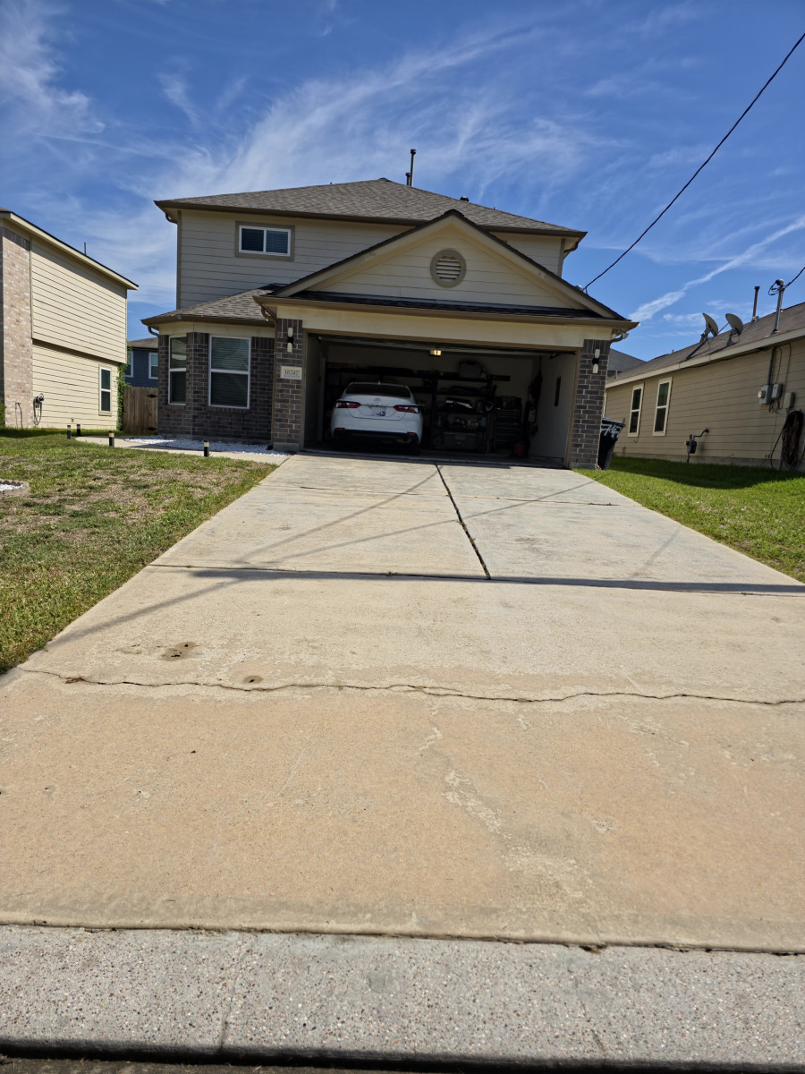 After: N Blue Jay Driveway and Sidewalk