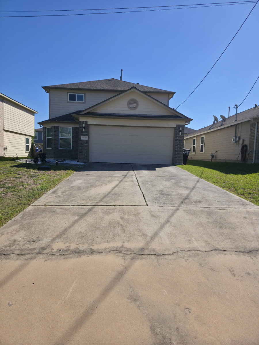 Before: N Blue Jay Driveway and Sidewalk